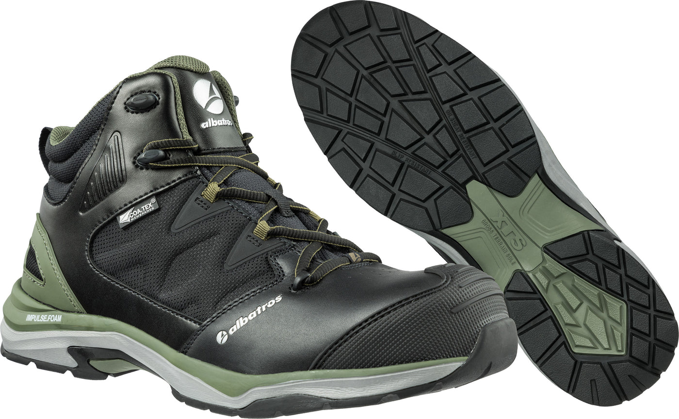 Albatros Ultratrail Ctx Mid Safety Men's Black/Green Shoe