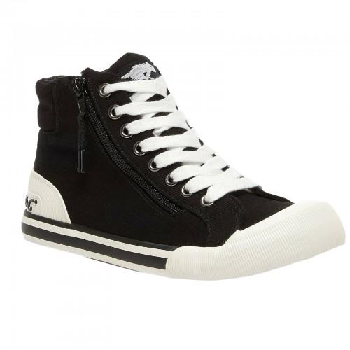 Rocket Dog Jazzin High-Top Women's Cotton Boots In Black