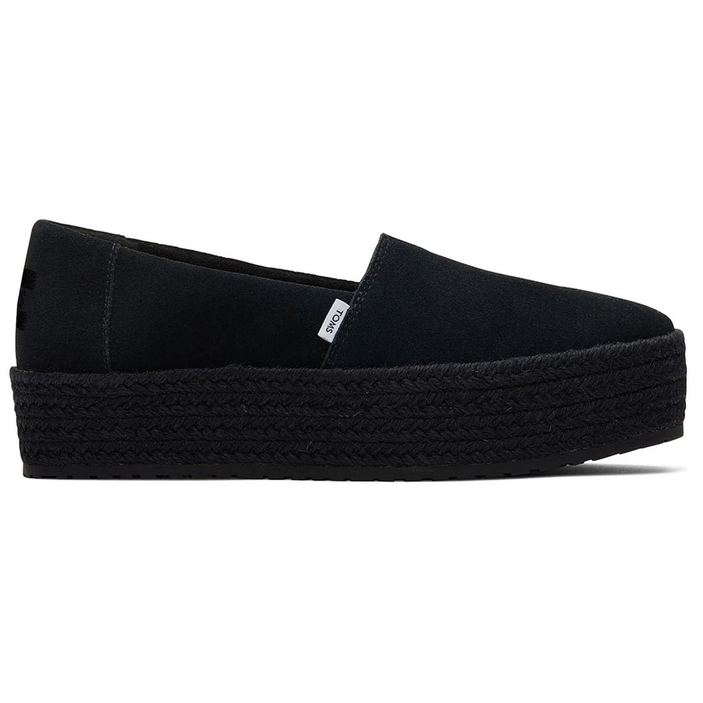 Toms Women Valencia Espadrille Black Shoes