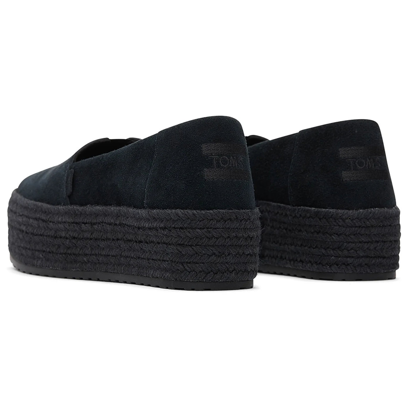 Toms Women Valencia Espadrille Black Shoes