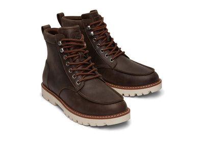 Toms Palomar Brown Leather Water Resistant Boot