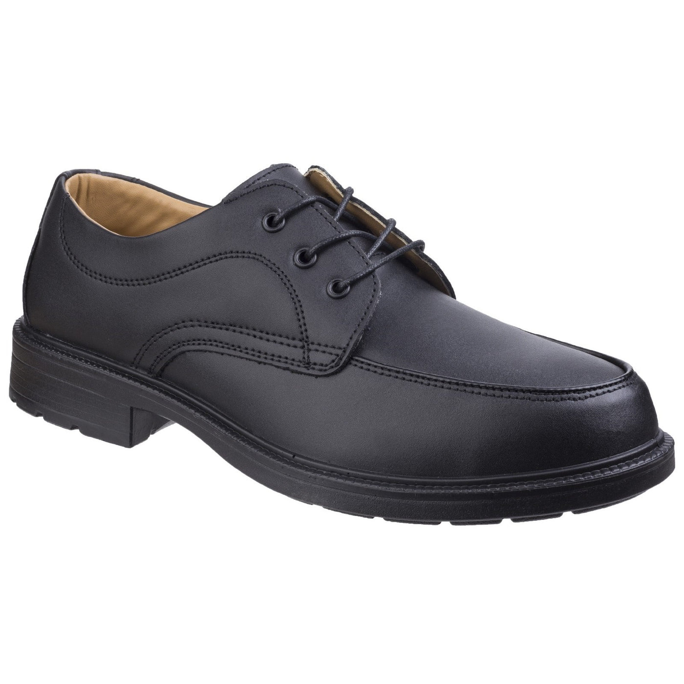 Amblers Safety Croft & Barrow Black Dress Men Lace Up Shoes