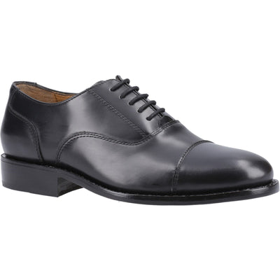 Amblers James/Dominic Black Leather Shoes