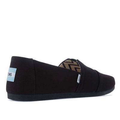 Toms Women Alpargata Slip-ons Black Loafers