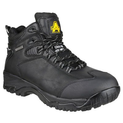 Amblers Safety Waterproof Leather Safety Black Hikers