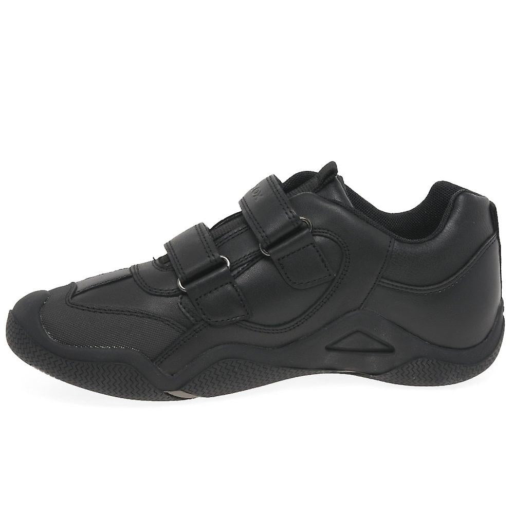 Geox Boys J Wader A Touch Fastening Leather Shoe