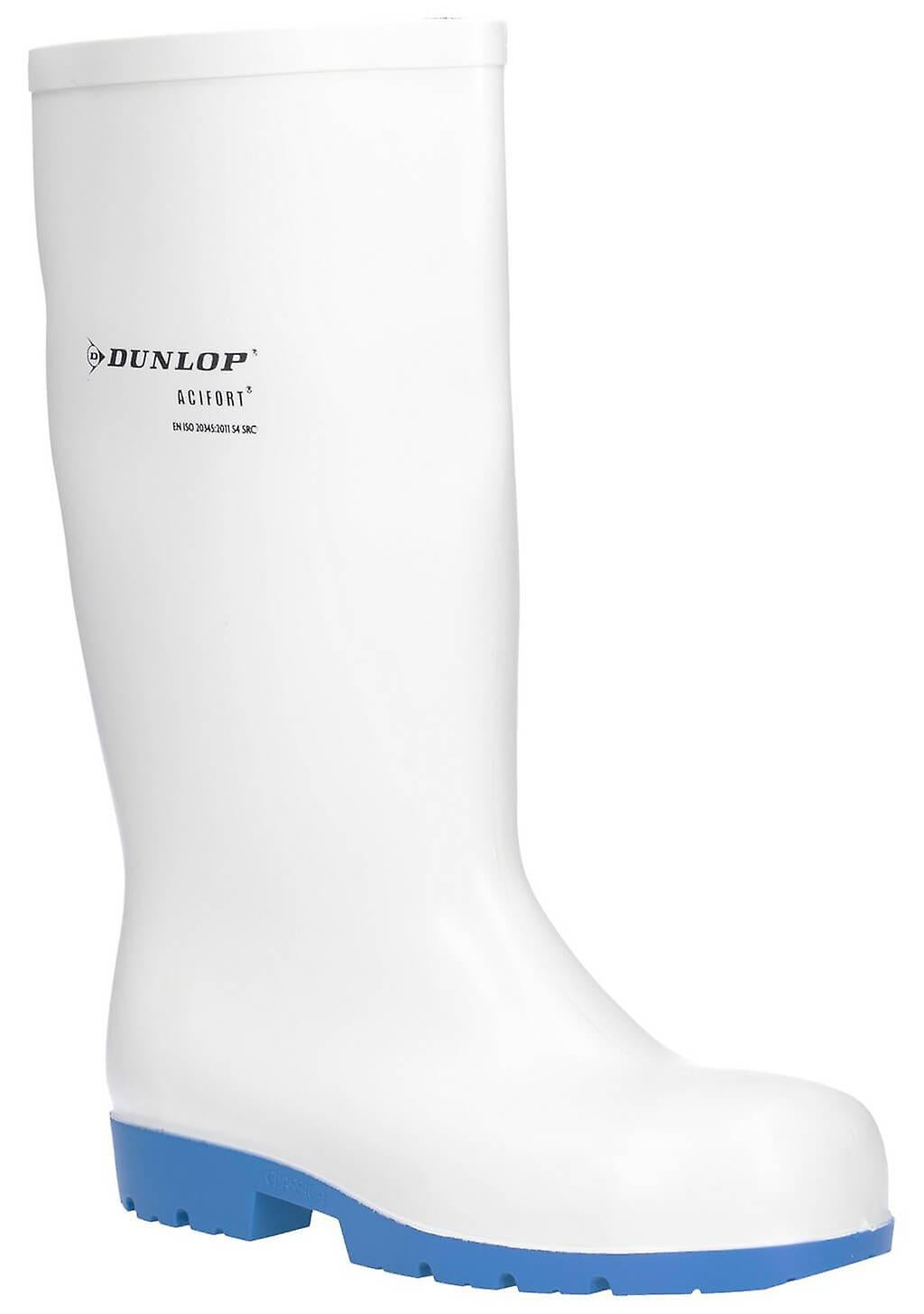 Dunlop White Acifort Classic Safety Wellington Boots