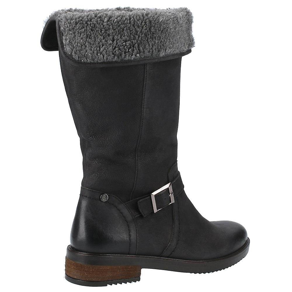 Hush Puppies Ladies Bonnie Leather Mid Boots