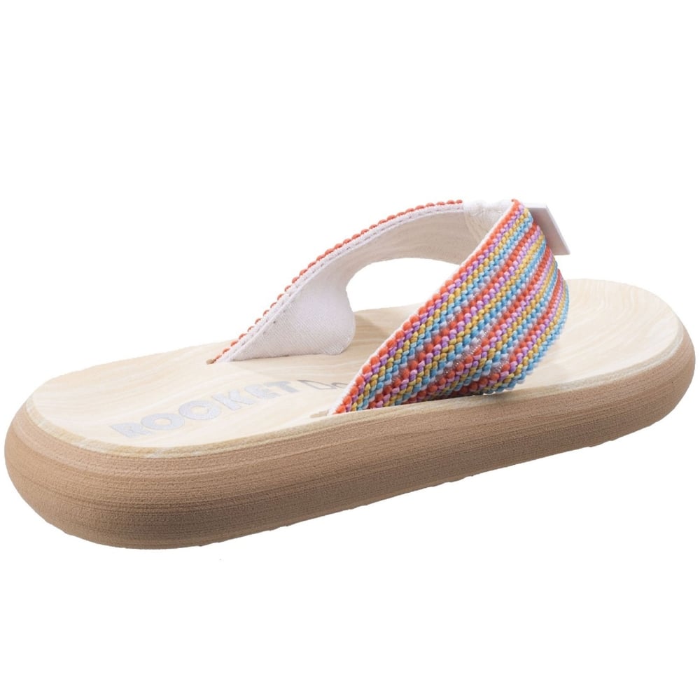 Rocket Dog Ladies Spotlight Groovy Stripe Slip-On Lightweight Sandal