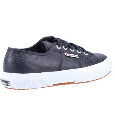 Superga Efglu Mens Tumbled Leather Classic Sneakers