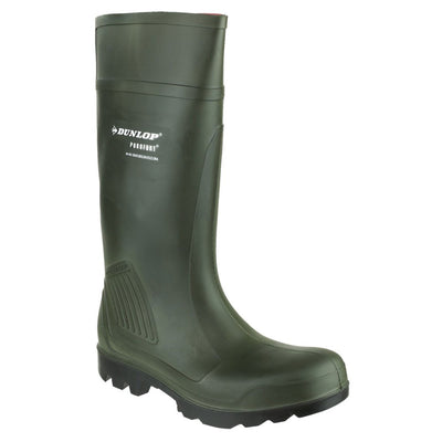 Dunlop Purofort Professional Full Safety Green Wellington