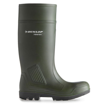 Dunlop Purofort Professional Full Safety Green Wellington