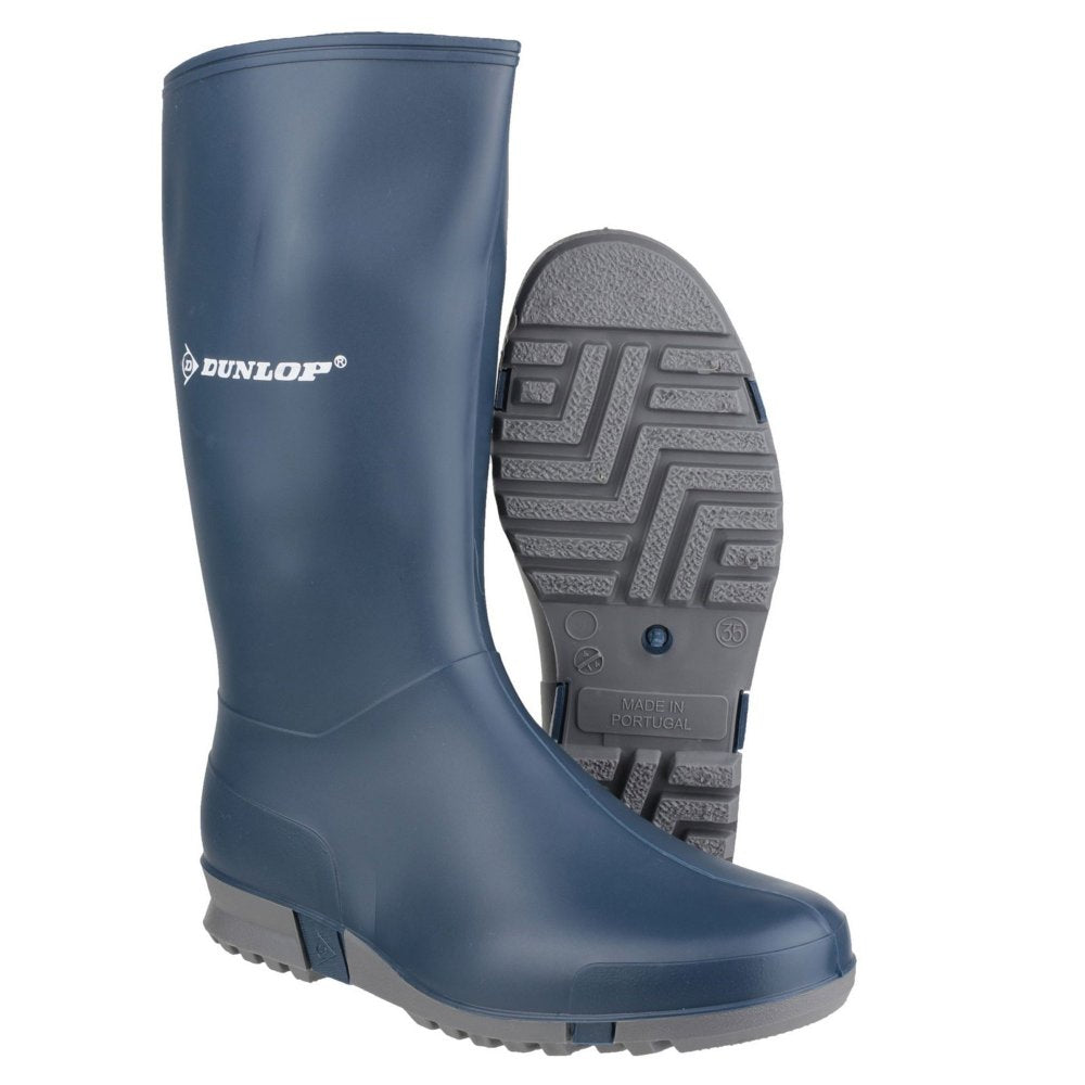 Dunlop Sport Kid's Blue Wellington Boots