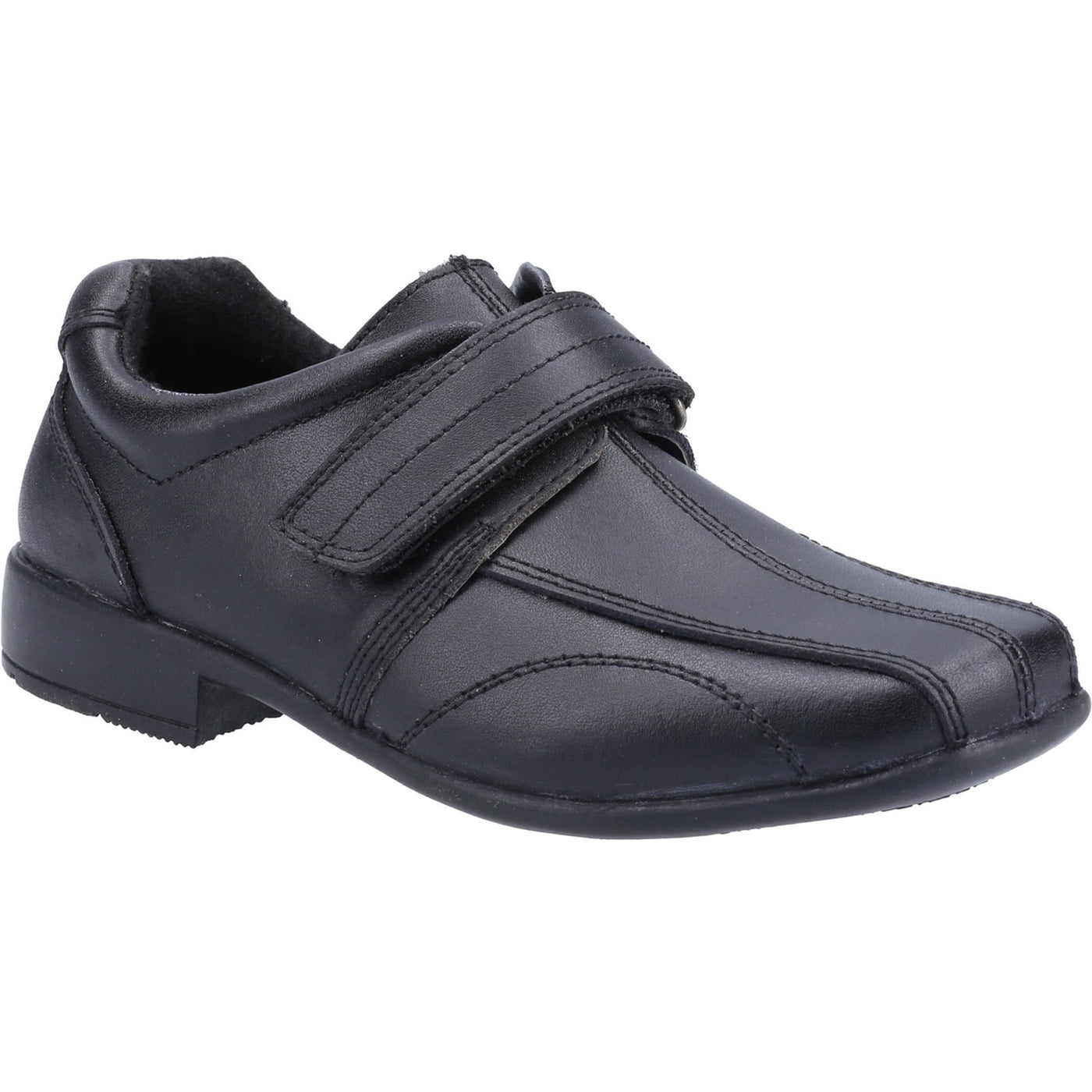 Mirak Ricky Barnes Smart Adjustable Strap Black Leather Buckle Shoes