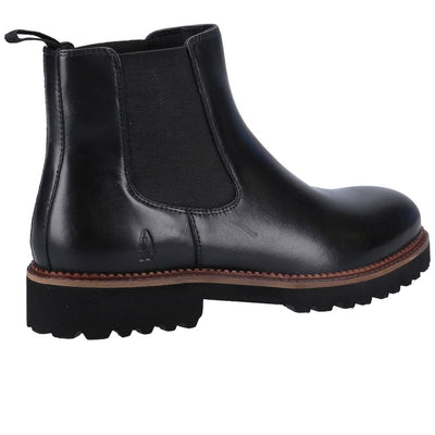 Hush Puppies Gwyneth Women Leather Miller Water Resistant Ankle Chelsea Boots