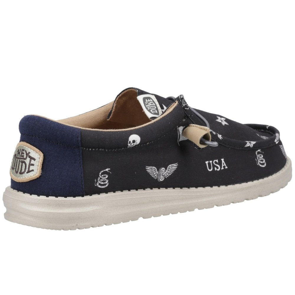 Heydude Wally Stars N Skulls Shoe