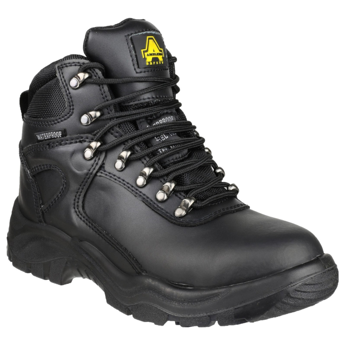 Amblers Safety Mens Waterproof Black Steel Toe Cap Industrial Boot