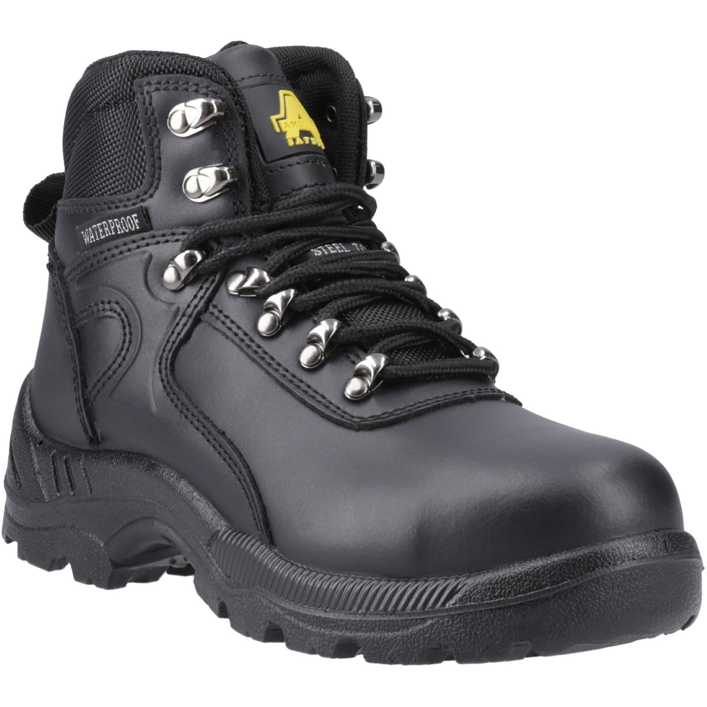 Amblers Safety Mens Waterproof Black Steel Toe Cap Industrial Boot