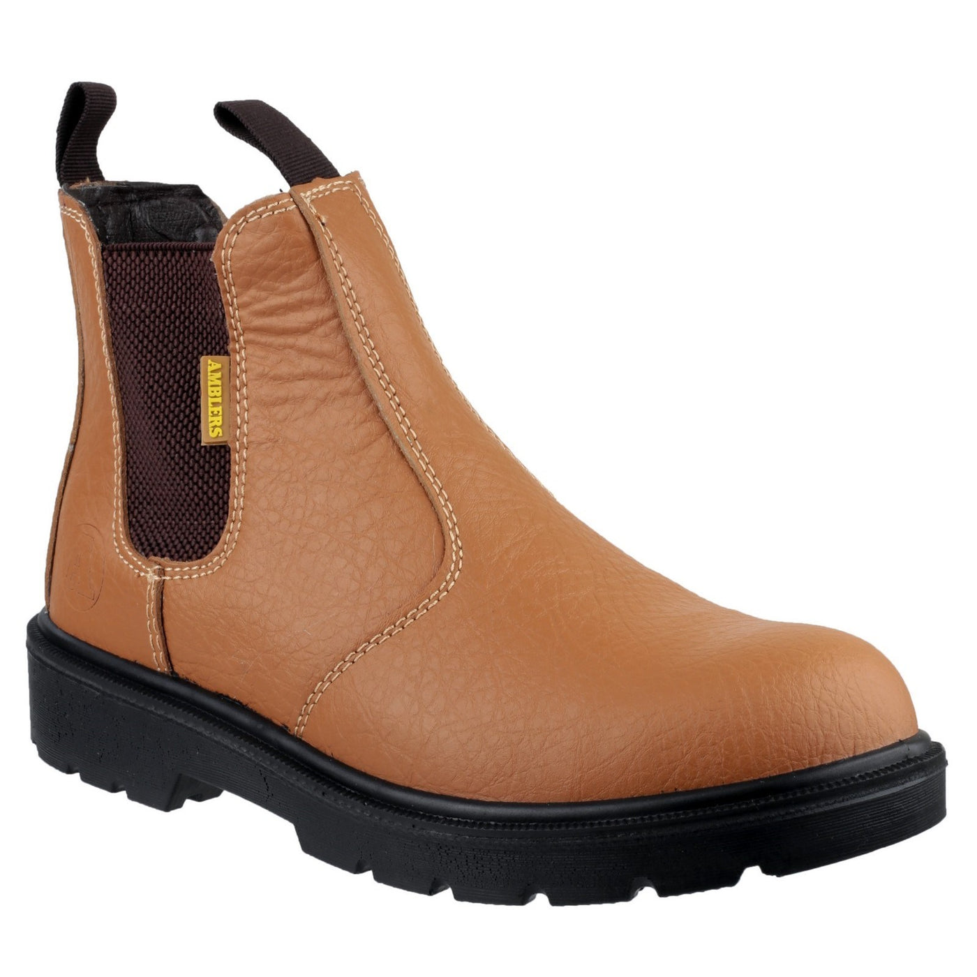 Amblers Safety Tan Density Pull-on Chelsea Boots