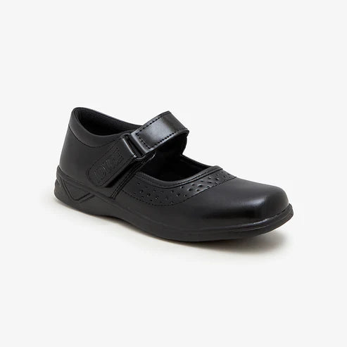 Mirak Stylish Connor Spring Ballerinas Black Synthetic Sole School Shoe