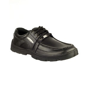 Mirak Tony Dylan Start-Rite Black Leather Lace Up School Shoes