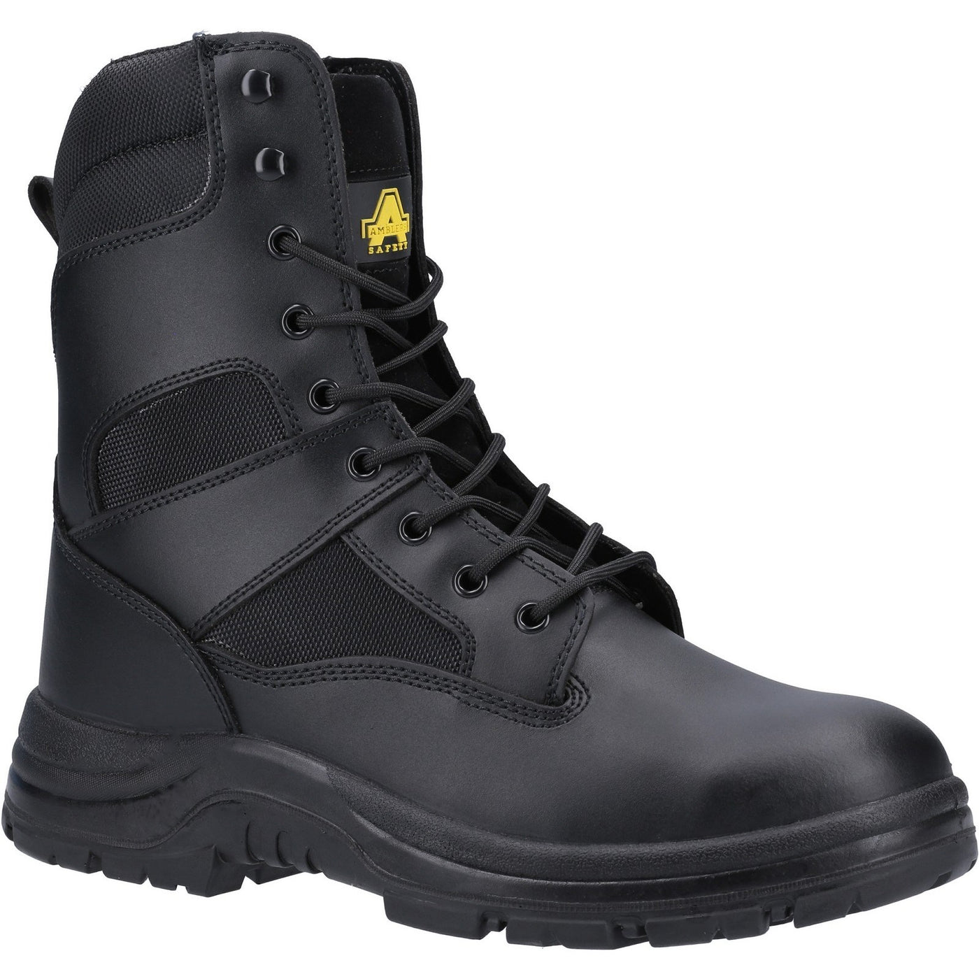 Amblers Safety Men's S3 Steel Toe Cap Src Side Zip Black Boot