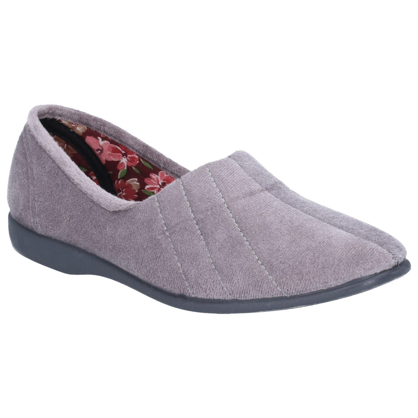 Gbs Gray Elegance Audrey Ladies Slippers