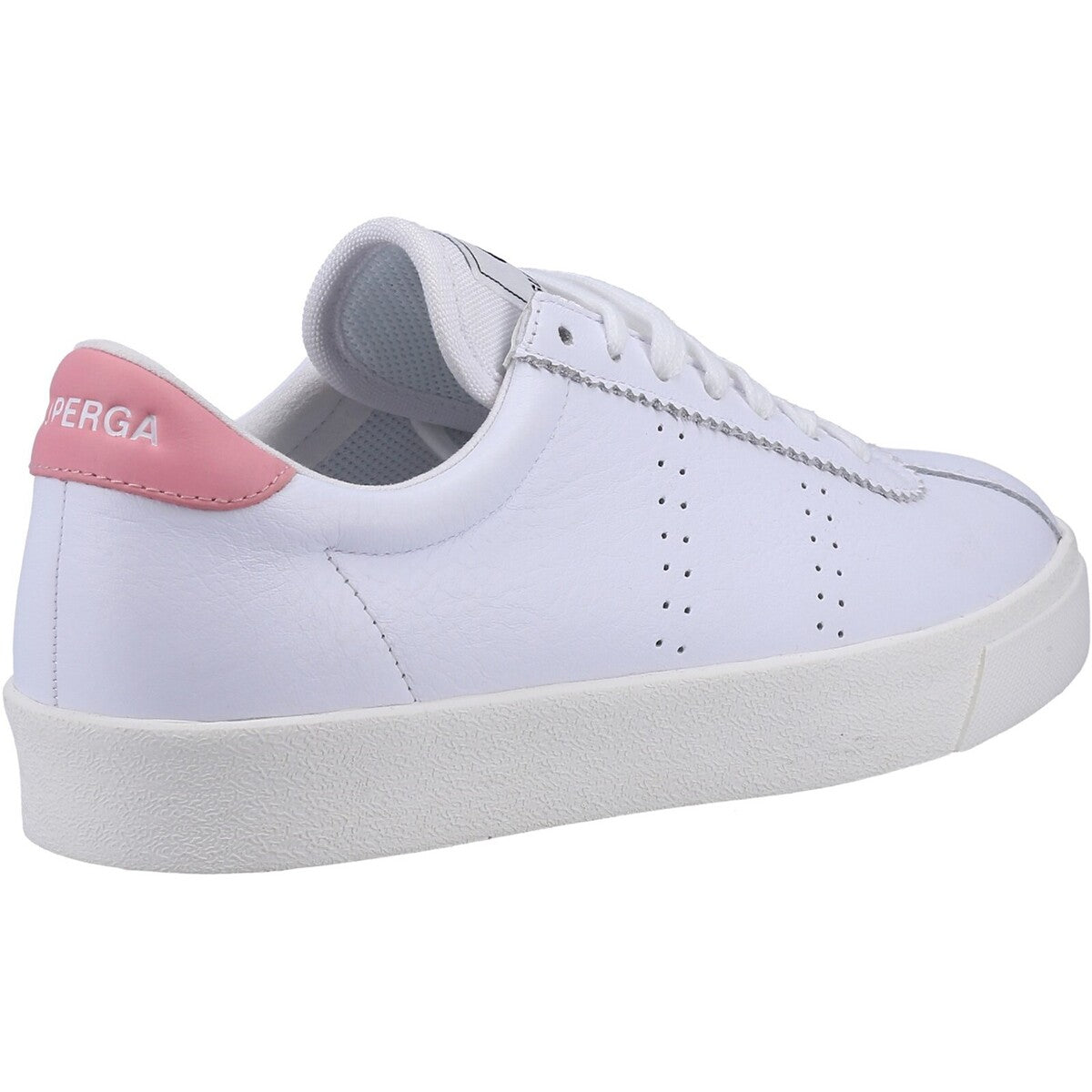 Superga Club comfort Leather Women White Shoes