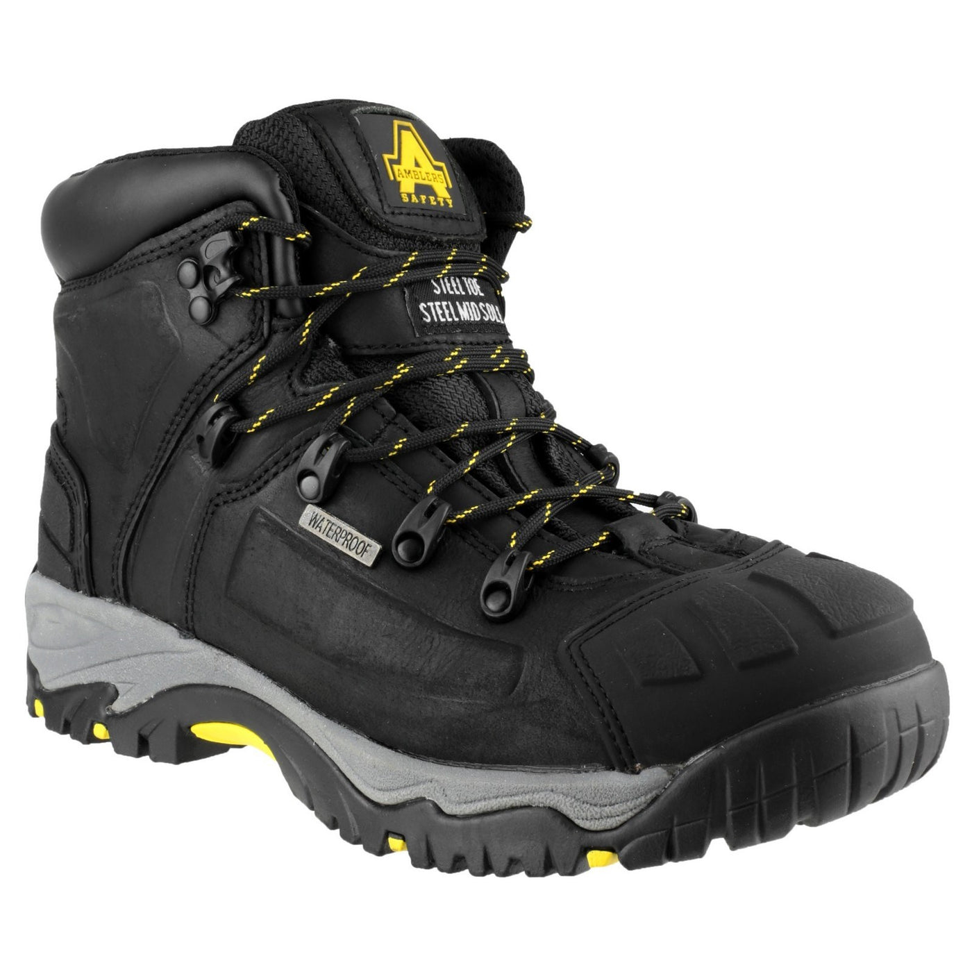 Amblers Safety S3 Mens Waterproof Black Safety Boot