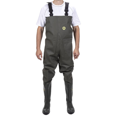 Amblers Safety Tyne Waterproof S5 Green Waders