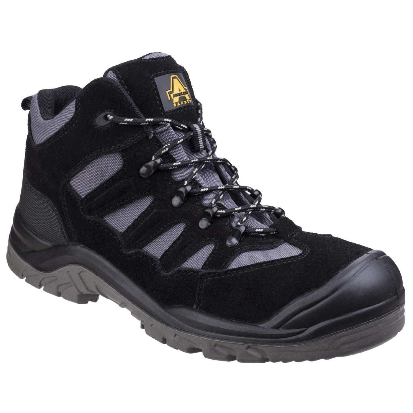 Amblers Safety Men's Revidge Src Leather Black / Purple Boot