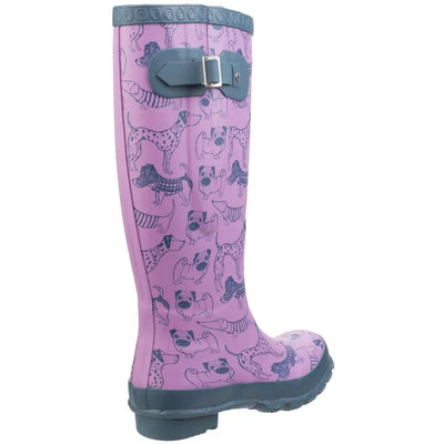 Cotswold Windsor Print Wellington Boots