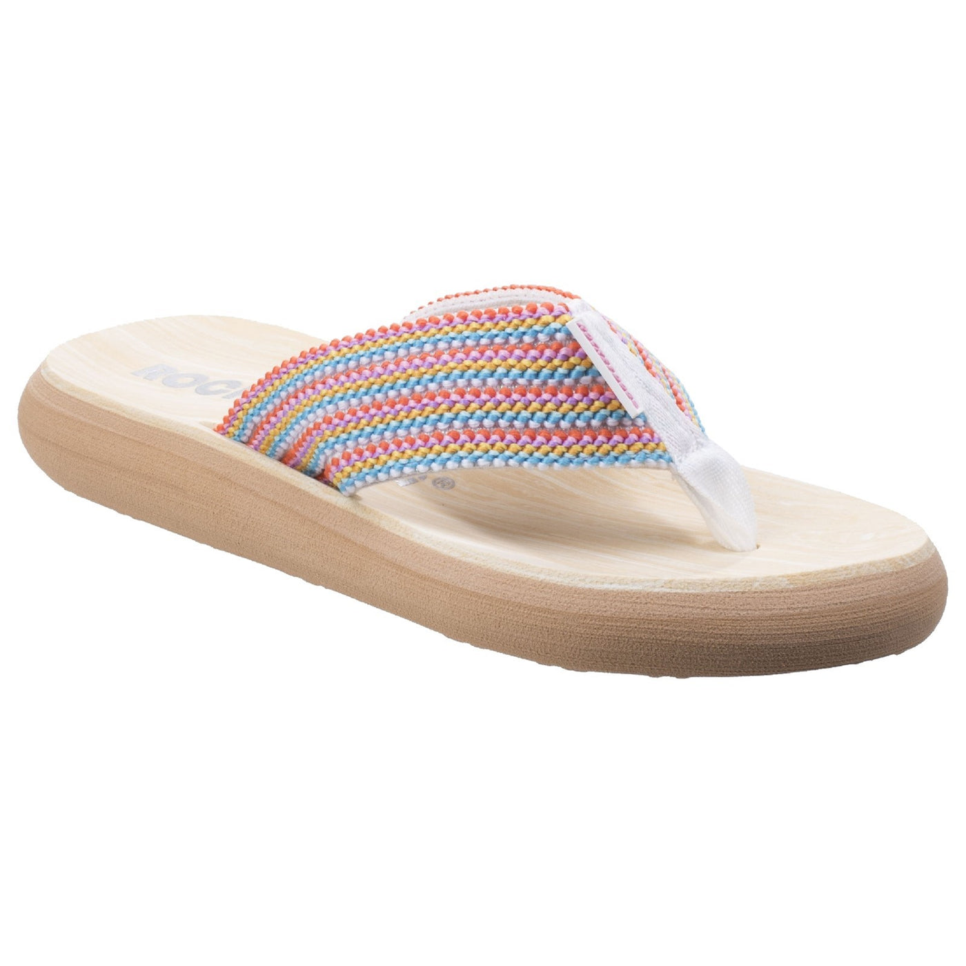 Rocket Dog Ladies Spotlight Groovy Stripe Slip-On Lightweight Sandal