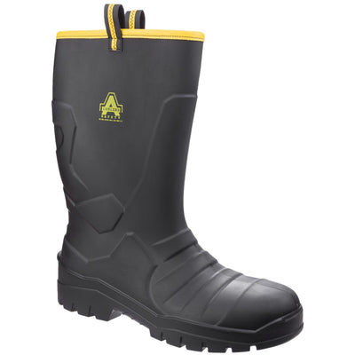 Amblers Safety Black Rigger Src Safety Waterproof Wellington