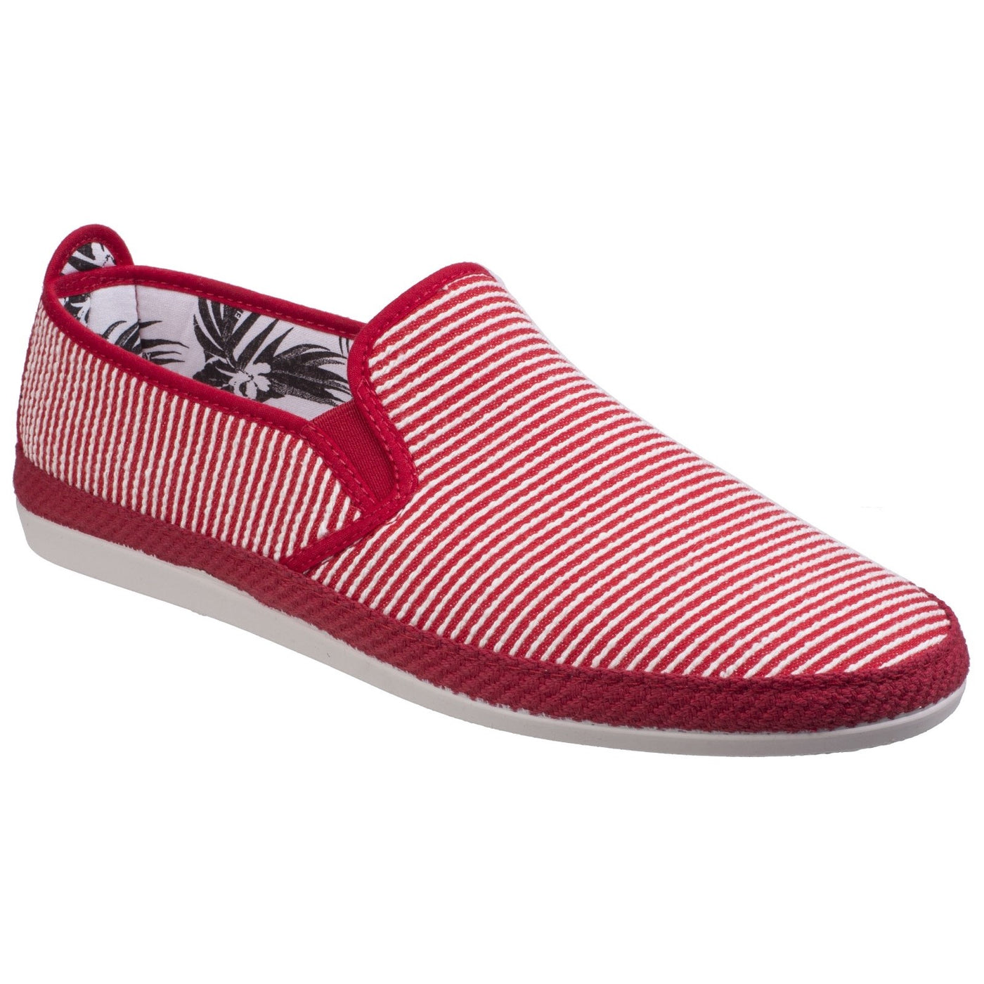 Flossy Brieva Espadrille Stripe Comfort Travel Fit Slip On Sneakers Casual