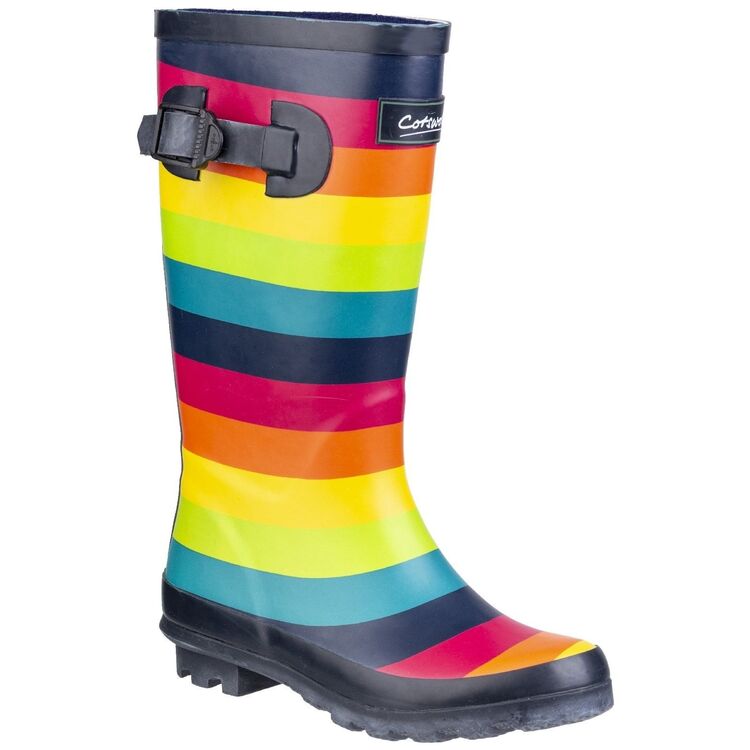 Cotswold Rainbow Kids Multi-Coloured Welly Boot