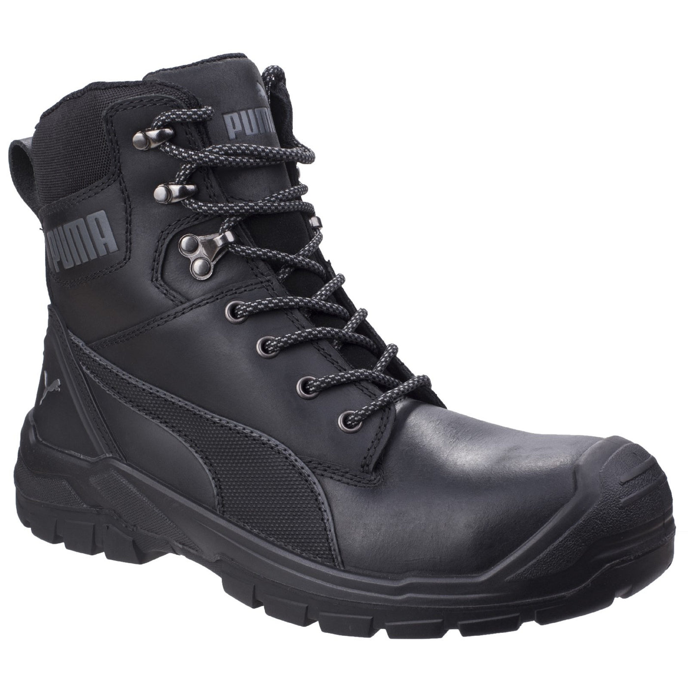 Puma Men's Conquest Black Leather Safety Boots