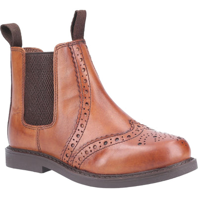 Cotswold Nympsfield Kids Leather Brogues Boots