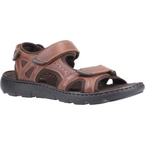 Hush Puppies Men's Leather Adjustable Sandals