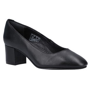 Hush Puppies Ladies Anna Premium Leather Court Shoes