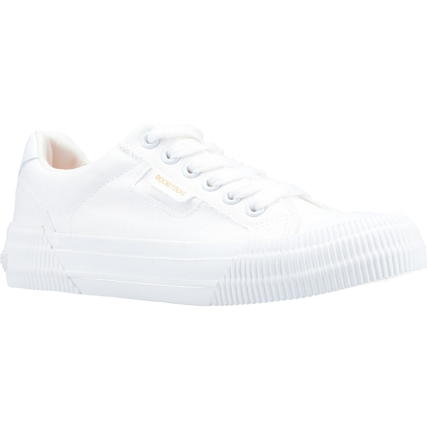 Rocket Dog Cheery White Canvas  Ladies Trainer