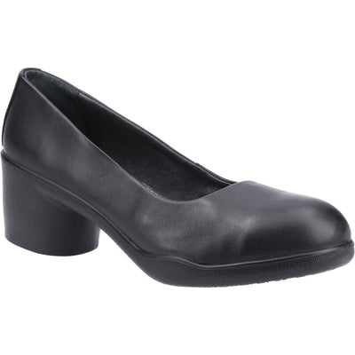 Amblers Safety Ladies Brigitte Court Ladies Black Shoe