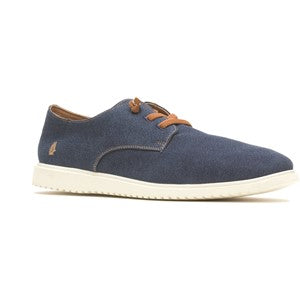 Hush Puppies Everyday Lace Up Designer Canvas Water Resistant Denim Shoe