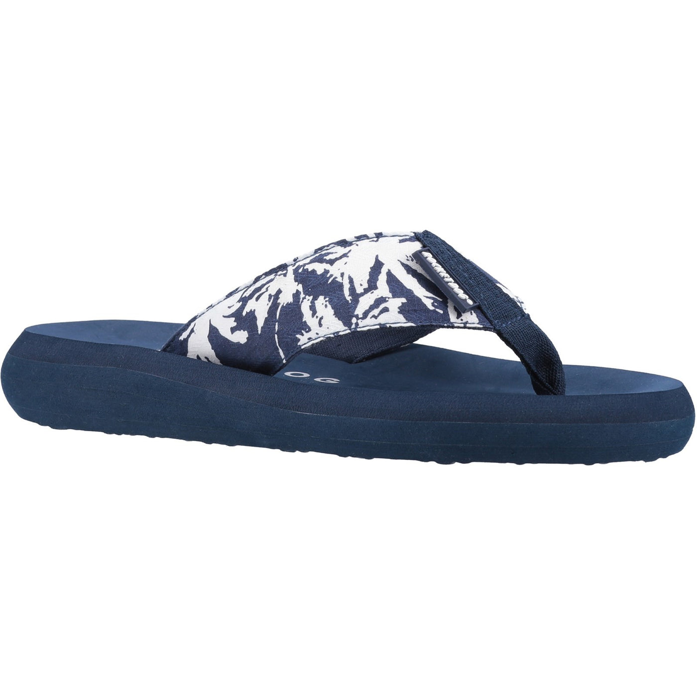 Rocket Dog Blue Spotlight Navy Palm Flip Flops