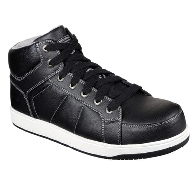 SW Watab Black Men's Leather Trainer Safety