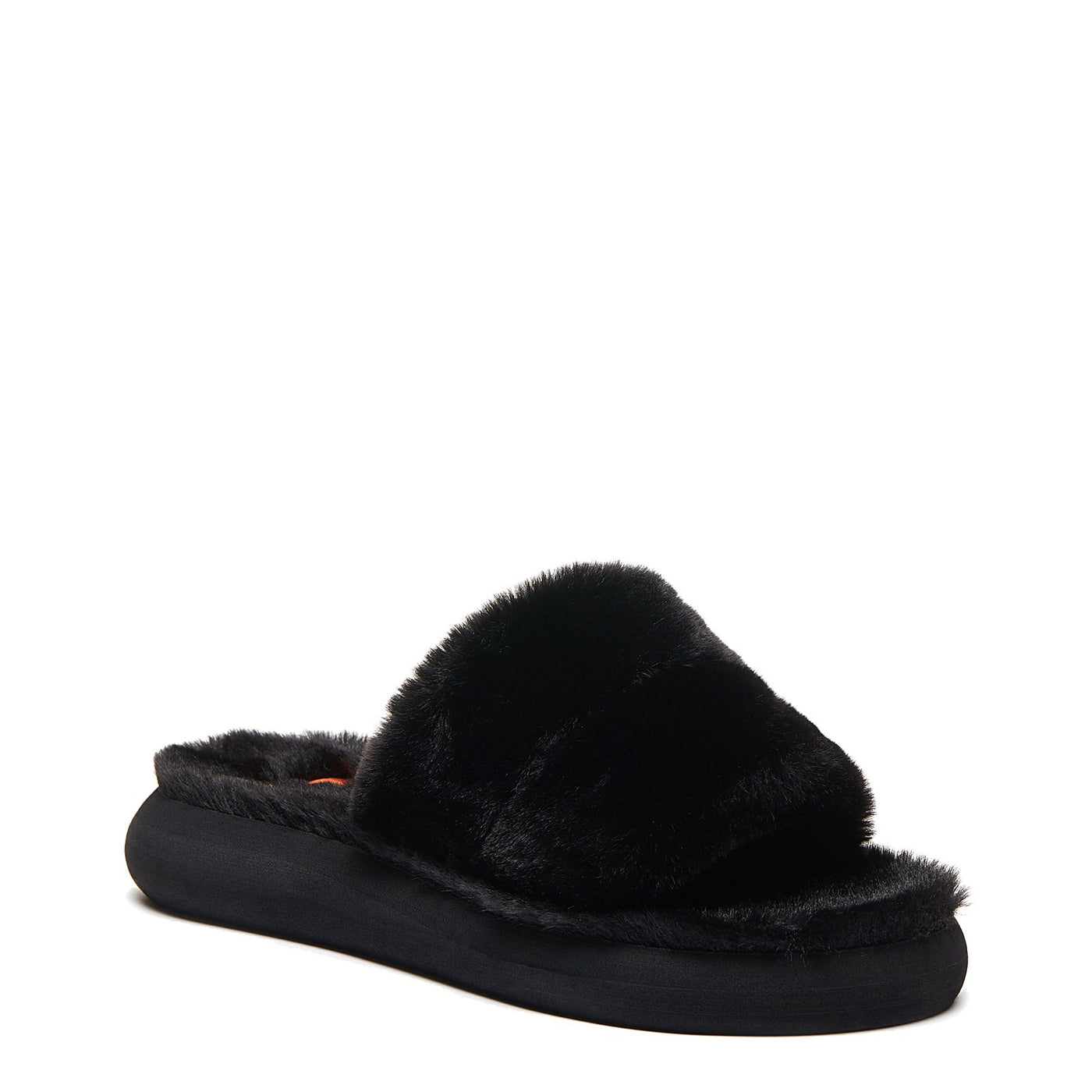 Rocket Dog Stratus Winette Fur Women's Black Slippers