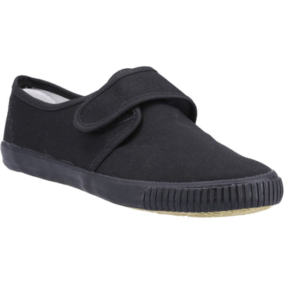 Mirak Velcro Children's Touch-fasten Black Plimsolls