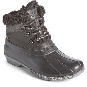 Sperry Alpine Elegance Saltwater Black Ankle Boots