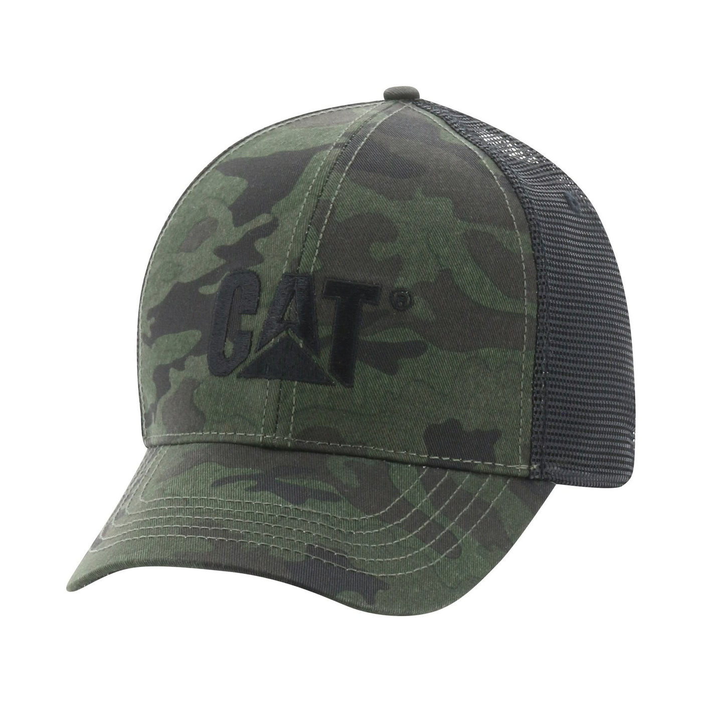 Caterpillar's Raised Logo Cap