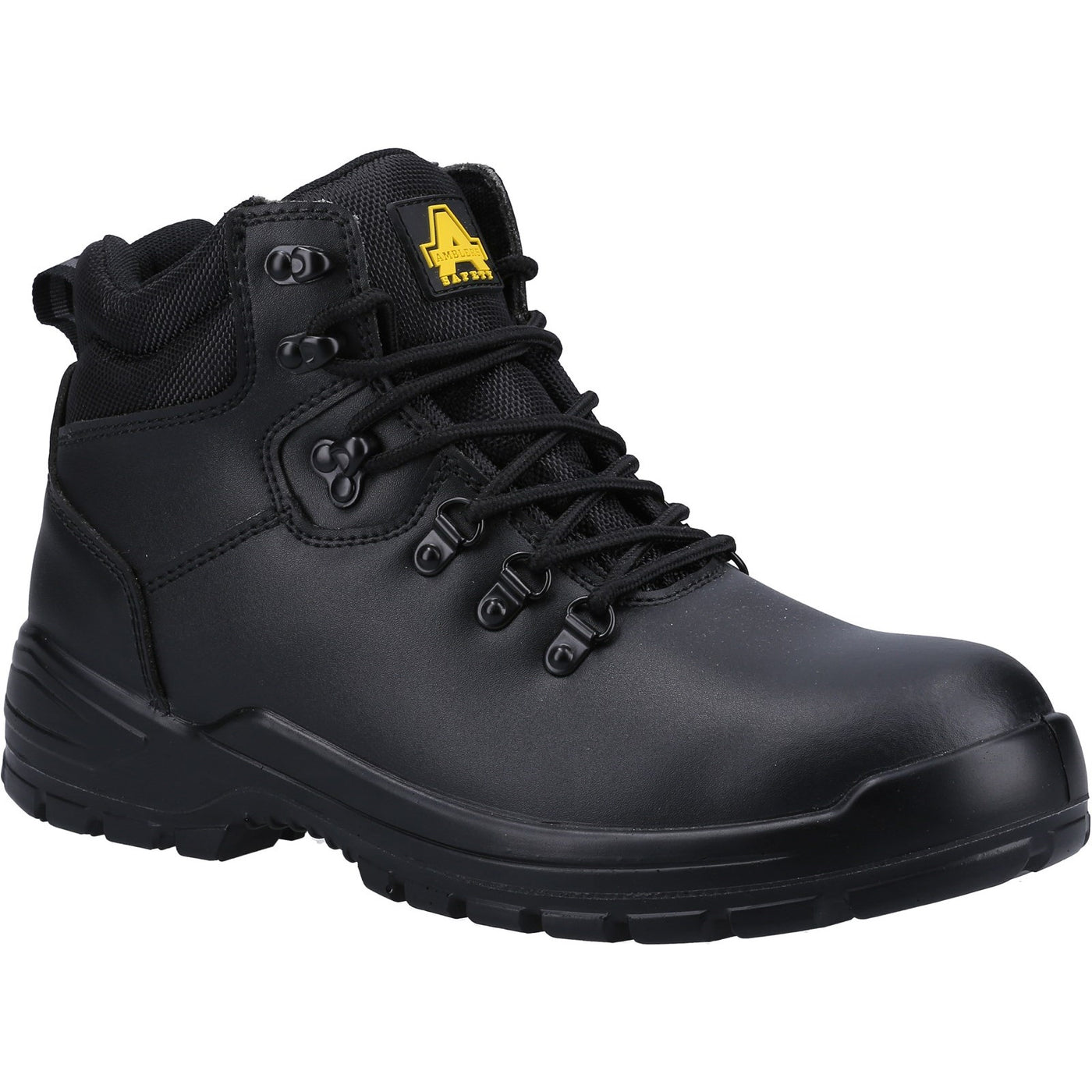 Amblers Safety Hiker Water Resistant Leather Upper Men's Black Boot